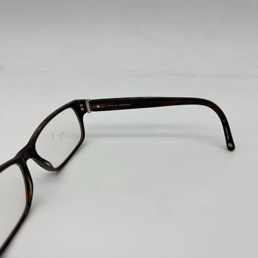 Bulova Eyeglasses Frames FAIRFAX BROWN DEMI Tortoise Rectangular 54-14-140